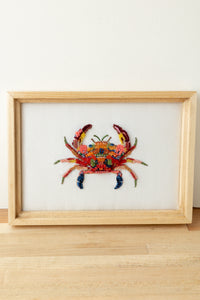 Trovelore Spiny Hands Crab Beaded Art Cadeau