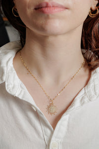 Rachel Reid 14K Gold 18" Mini Shimmer Chain