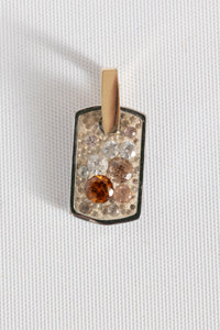 Miles McNeel Small Dog Tag | Imperial Topaz