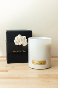 Ebb and Flow Soy Candle | Fog & Seawood