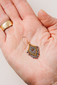Manon Drop Beaded Earring | Miguel Ases