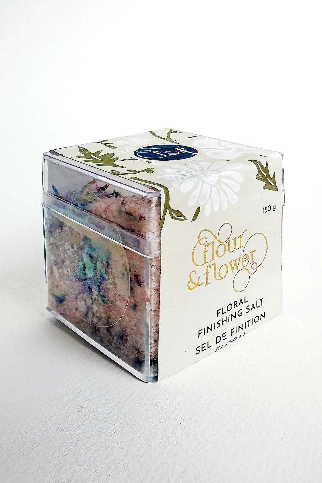 Flour & Flower Floral Finishing Salt | Pink Himalayan Salt with Flowers ...