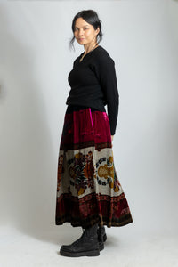 The Velvet Fleur Skirt