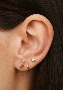Mixed Gem Pinnacle Stud Earrings | Pair