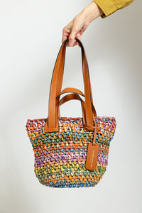 Roberto Pancani Sonia Raffia Handbag | Multicolor Cadeau