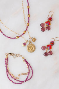Lhasa Necklace in Ruby | LuLu Designs