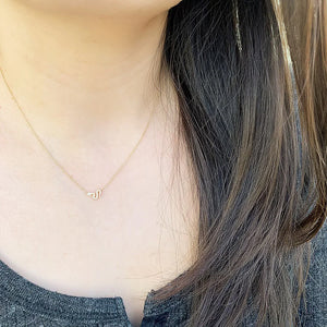 Petite Snake Necklace | 14k Yellow Gold