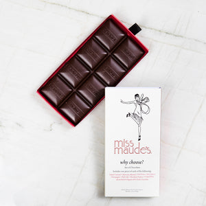  Miss Maude's Why Choose Chocolate Bar | Dark Chocolate Cadeau