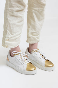 Gold & White Sneaker
